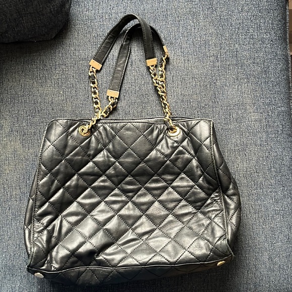 MK MICHAEL KORS Susannah black leather quilted tote - Picture 2 of 6